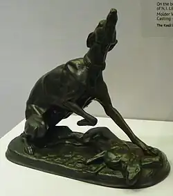 Пресс-папье «Гончая с зайцем»