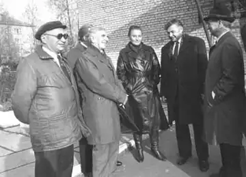 Слева направо: Виктор Пупко, Олег Казачковский, М. Юсупова, Гурий Марчук, Игорь Засорин