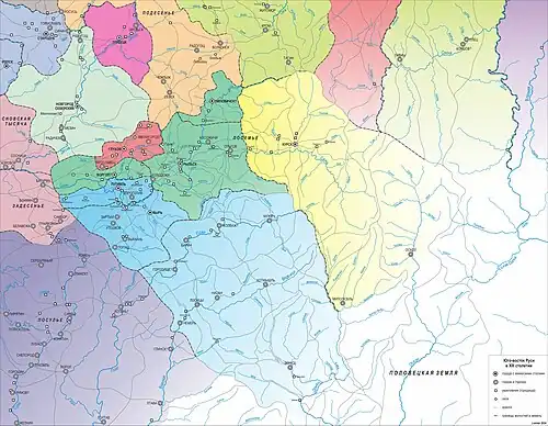 Рыльское и Путивльское княжества в XIII веке