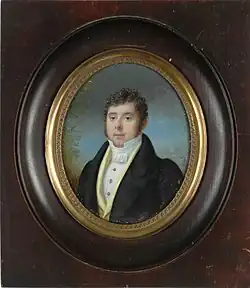 Пьер Шарль Сиор (приписывается). Портрет неизвестного мужчины.