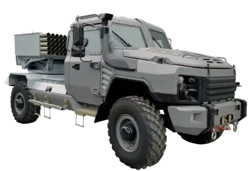 Внешний вид РСЗО Флейта