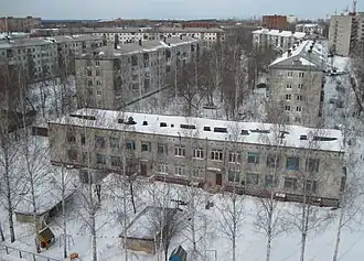 Типовая застройка 3-го микрорайона Буммаша