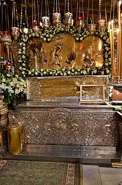 Рака с мощами преподобного Сергия Радонежского