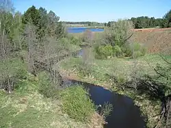 Среднее течение реки весной 2013 года