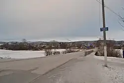 Мост через реку в Баймаке