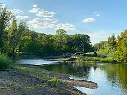 Река Холодный Плёс у деревни Сияльтугай