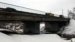 Река под Дмитровским шоссеблиз города Яхромы