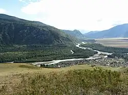 Впадение Белой Берели в Бухтарму