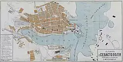 План Севастополя. Издание из Путеводителя 1904 г.