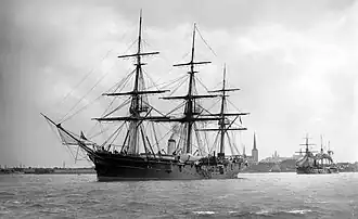 Балтика. Учебное судно «Верный». 1896-1900-е гг.