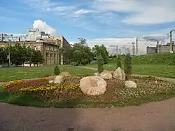 Вид на улицу из Рощинского сада