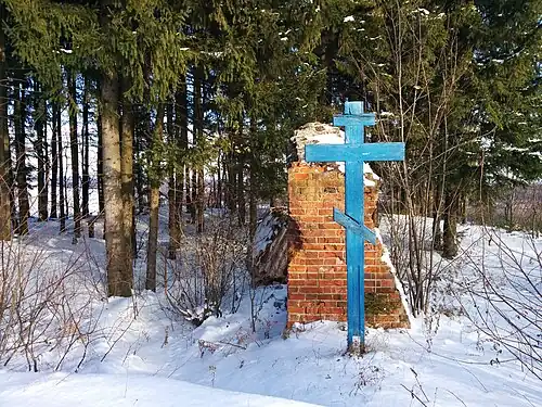 Руины церкви Покрова Пресвятой Богородицы в Никульчино