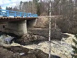 Река в пос. Туокслахти.