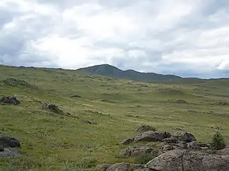 Вид на хребет Саксары