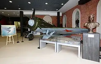 Самолёт И-16 Б. Ф. Сафонова в Центральном военно-морском музее