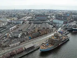 Матисов остров, Адмиралтейские верфи