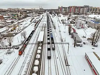 Общий вид станции с воздуха