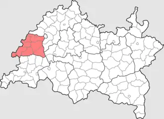 Свияжский кантон на карте