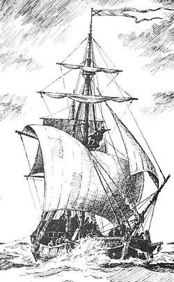 Иллюстрация из книги А.&nbsp;А.&nbsp;Чернышёва «Российский парусный флот»