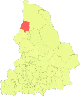 город СевероуральскСевероуральский муниципальный округ на карте