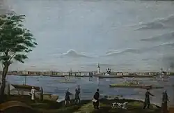 Вид Усолья со стороны Камы (1840-е&nbsp;— 1860-е годы)