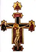 Сенья ди Бонавентура. Крест. ок. 1319г. ц. Ла Бадиа, Ареццо.