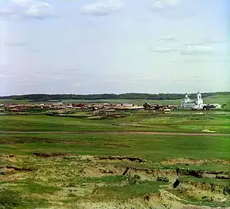 Вид со Скатинской горы, фото С. М. Прокудина-Горского 1912 г.