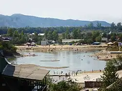 Соленое озеро в Солотвино