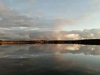 Озеро в октябре 2020 г.