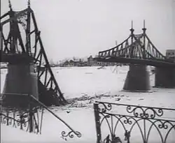 Состояние моста во время войны, 1941—1945