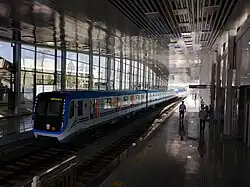 Состав «Москва» на станции «Технопарк», 2020 год