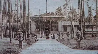 Станция Курорт до 1917 года (вид со стороны санатория).