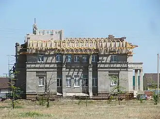 Строящийся хурул в 2015 году