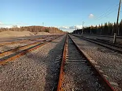 Неиспользуемые подъездные пути.