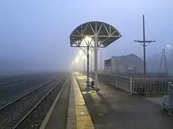 Вид в сторону ст. Куолемаярви.