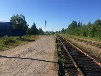 Вид в сторону ст. Питкяранта