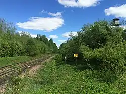 Вид в сторону ст. Вяртсиля.