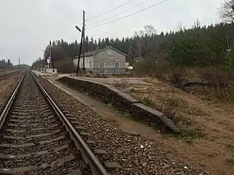 Финская багажная платформа.