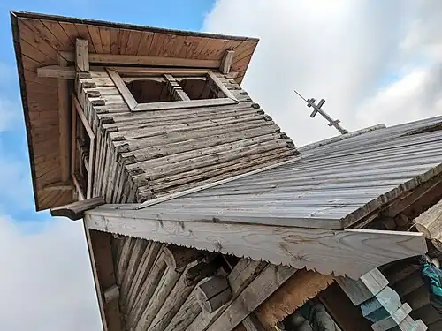 Причелины галереи и ярус звона