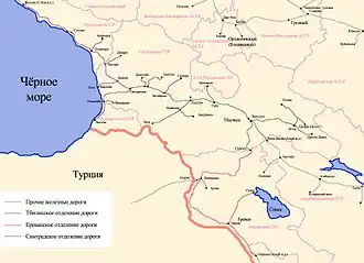 Схема ЗЖД, 1967 год