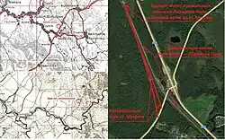 Месторасположение ст. Мегрега.