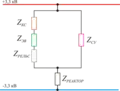 Схема замещения тяговой сети и СУ