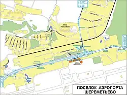 Схема городского транспорта в посёлке