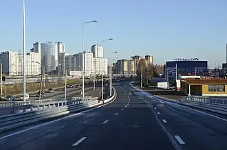 Съезд с путепровода