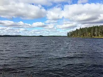 Вид с восточного берега