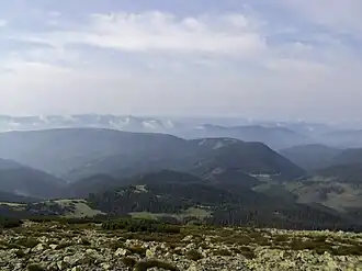 Вид на Тавпиширка с Малой Сивули