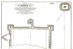 План Таганрогской гавани и форта Черепаха, 1704 г.