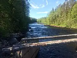 Вид с автомобильного моста.