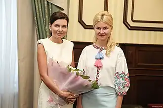 Татьяна Кагановская (слева) с Юлией Светличной.