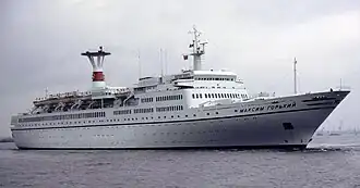 Турбоход Максим Горький Maxim M (2009) Maxim Gorkiy (1992—2009) Максим Горький (1974—1992)Hanseatic (1973—1974) Hamburg (1969—1973)